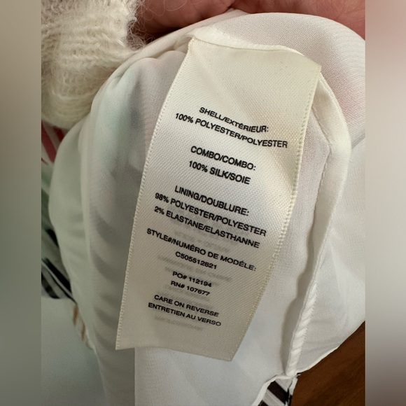 Alice + Olivia striped multi-color pink/black ‘Zuri’ midi/maxi dress - size M - Picture 10 of 10